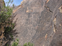 Petroglyphs at Chloride